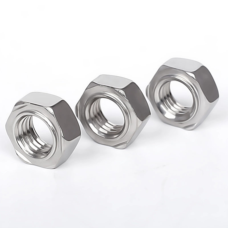 DIN929 zeskantige lasmoer
